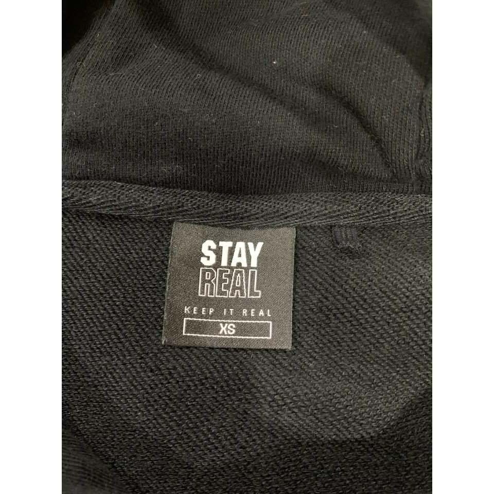 【二手】Stay Real 長袖連帽上衣 帽T-細節圖3