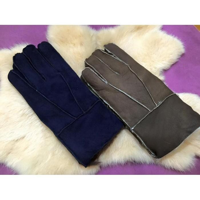 出清品【瑕疵特賣】真皮 羊毛一體保暖手套 ☆ 【男款】S1107