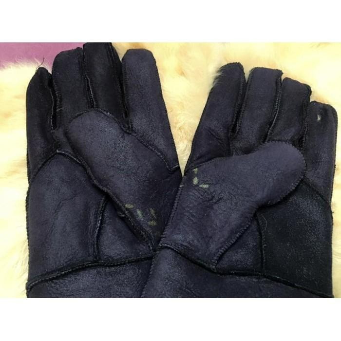 出清品【瑕疵特賣】真皮 羊毛一體保暖手套 ☆ 【男款】S1107-細節圖3