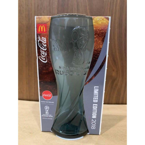 麥當勞 可口可樂~2018世足盃紀念款玻璃杯