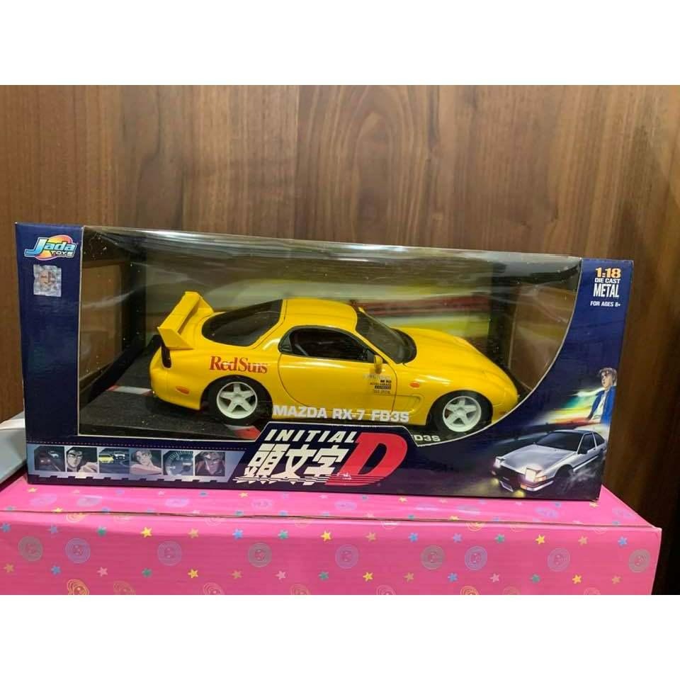 Jada Toys 頭文字D 壓鑄金屬合金 1:18 模型車【3款】-細節圖4