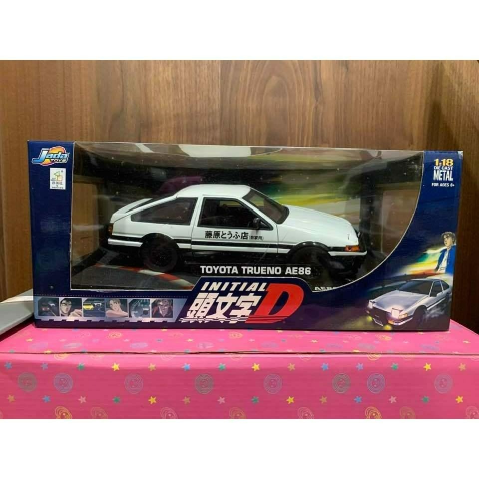 Jada Toys 頭文字D 壓鑄金屬合金 1:18 模型車【3款】-細節圖3