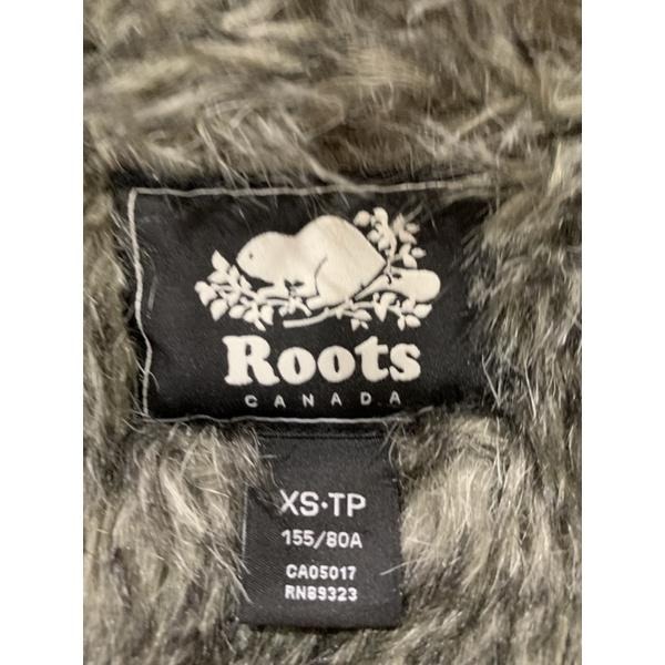 【二手】Roots 長袖連帽刷毛厚外套-細節圖3