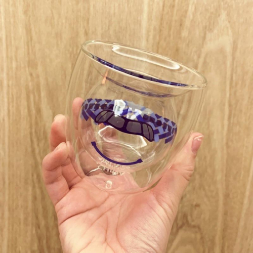 華航 A350雙層隔熱玻璃杯