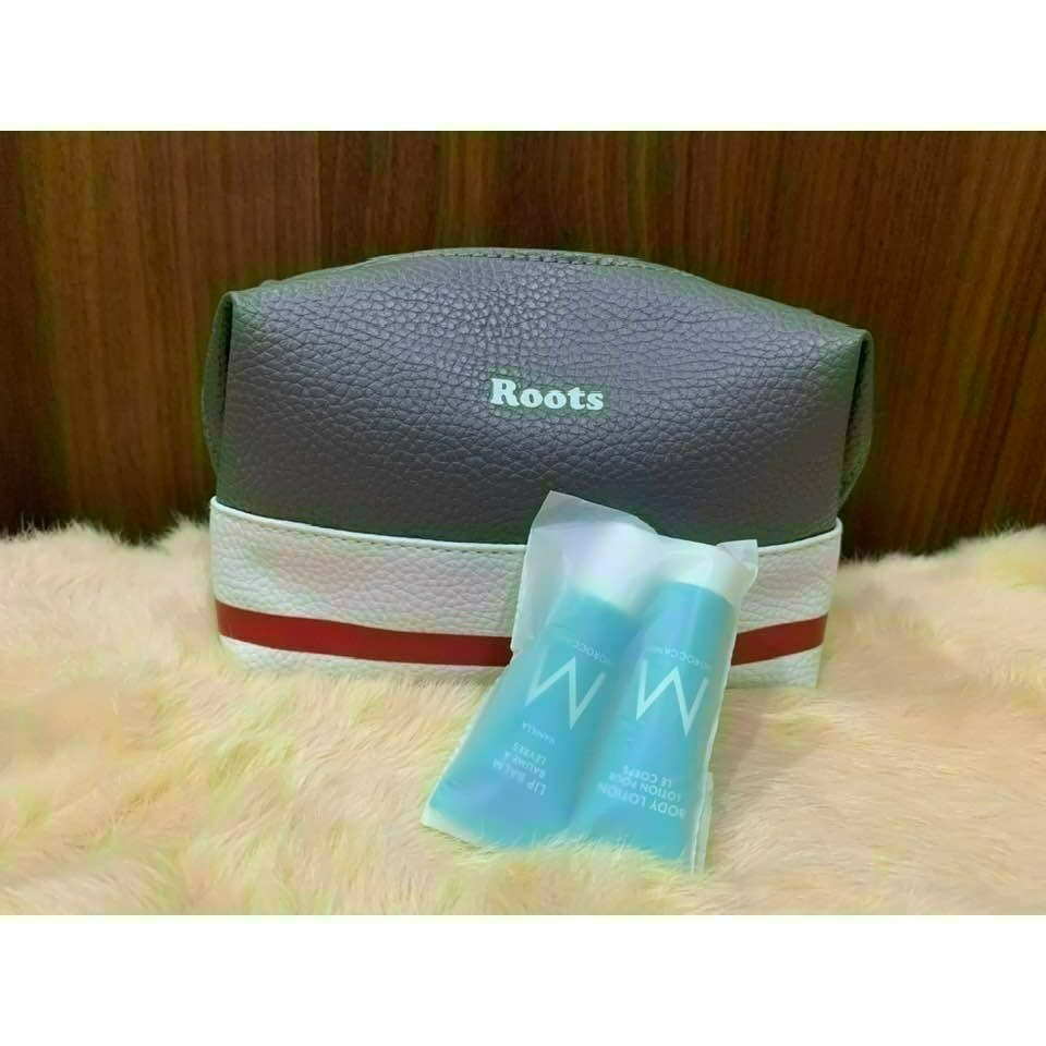 Roots外袋+護唇膏身體乳液