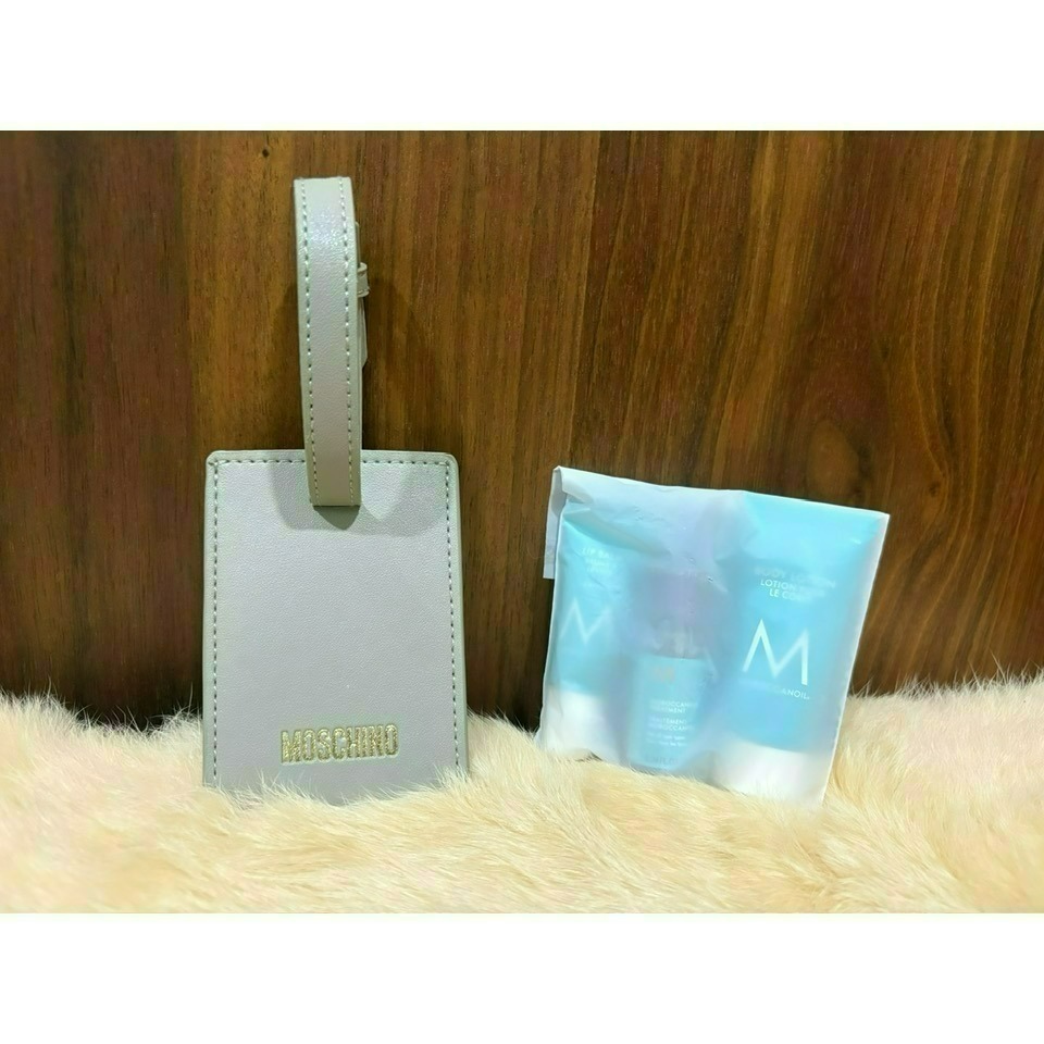 華航 2025 新色 晨霧灰 明曦黃 豪華商務艙 Moschino 過夜包 盥洗包-細節圖4