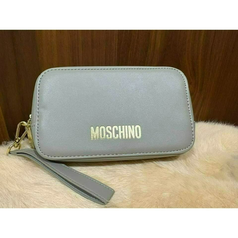 華航 2025 新色 晨霧灰 明曦黃 豪華商務艙 Moschino 過夜包 盥洗包-規格圖10