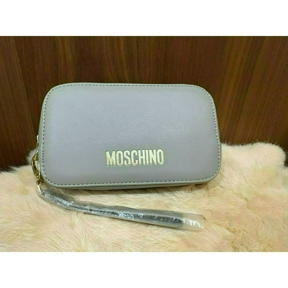 華航 2025 新色 晨霧灰 明曦黃 豪華商務艙 Moschino 過夜包 盥洗包-規格圖10