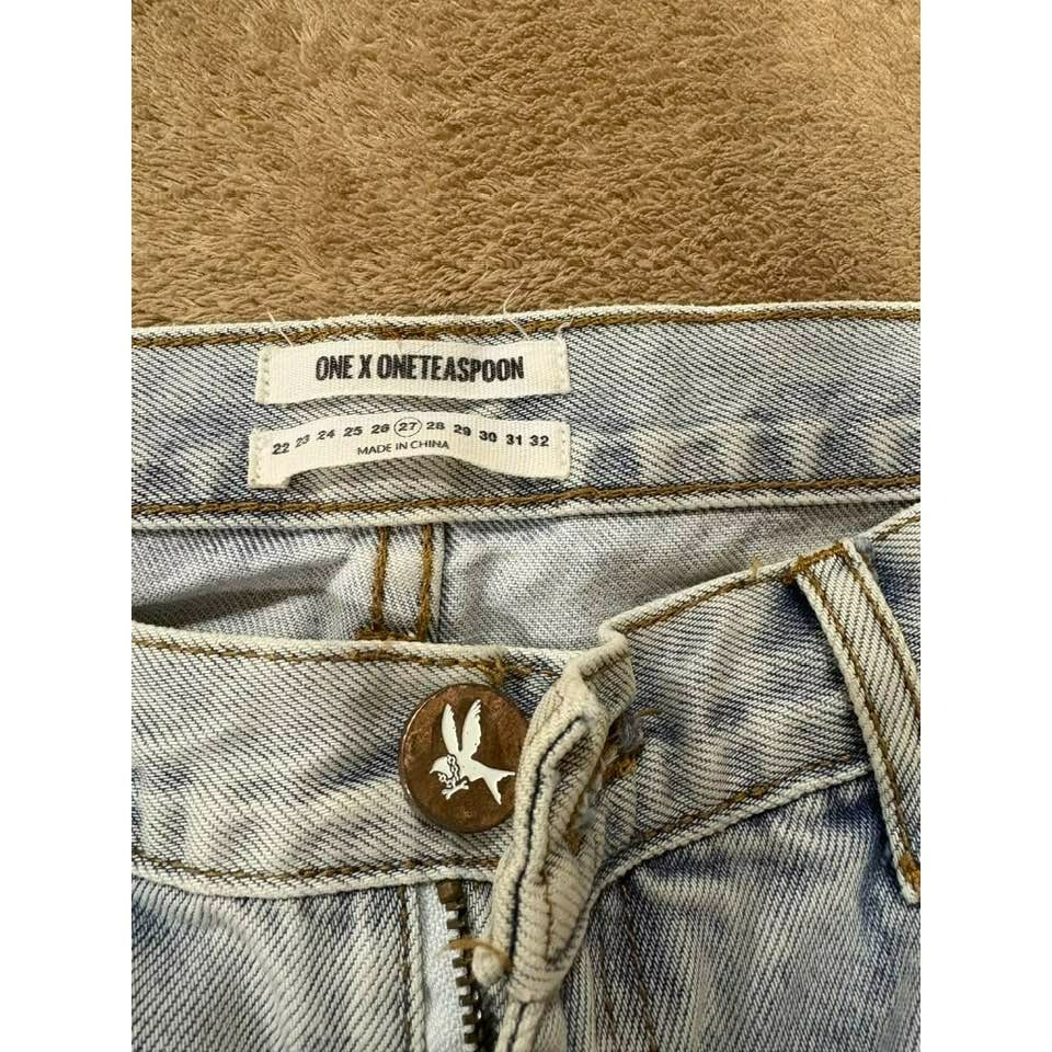 【二手】 女款  牛仔破褲 牛仔褲  休閒褲-細節圖3