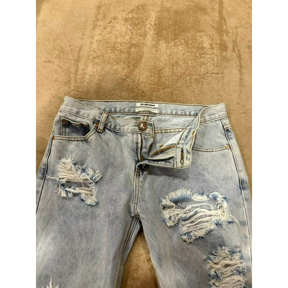 【二手】 女款  牛仔破褲 牛仔褲  休閒褲-細節圖4