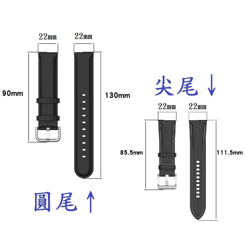 【真皮錶帶】適用 高馳 COROS APEX 46mm 1/2 Pro PACE 3 錶帶寬度22mm 皮錶帶 腕帶-細節圖9