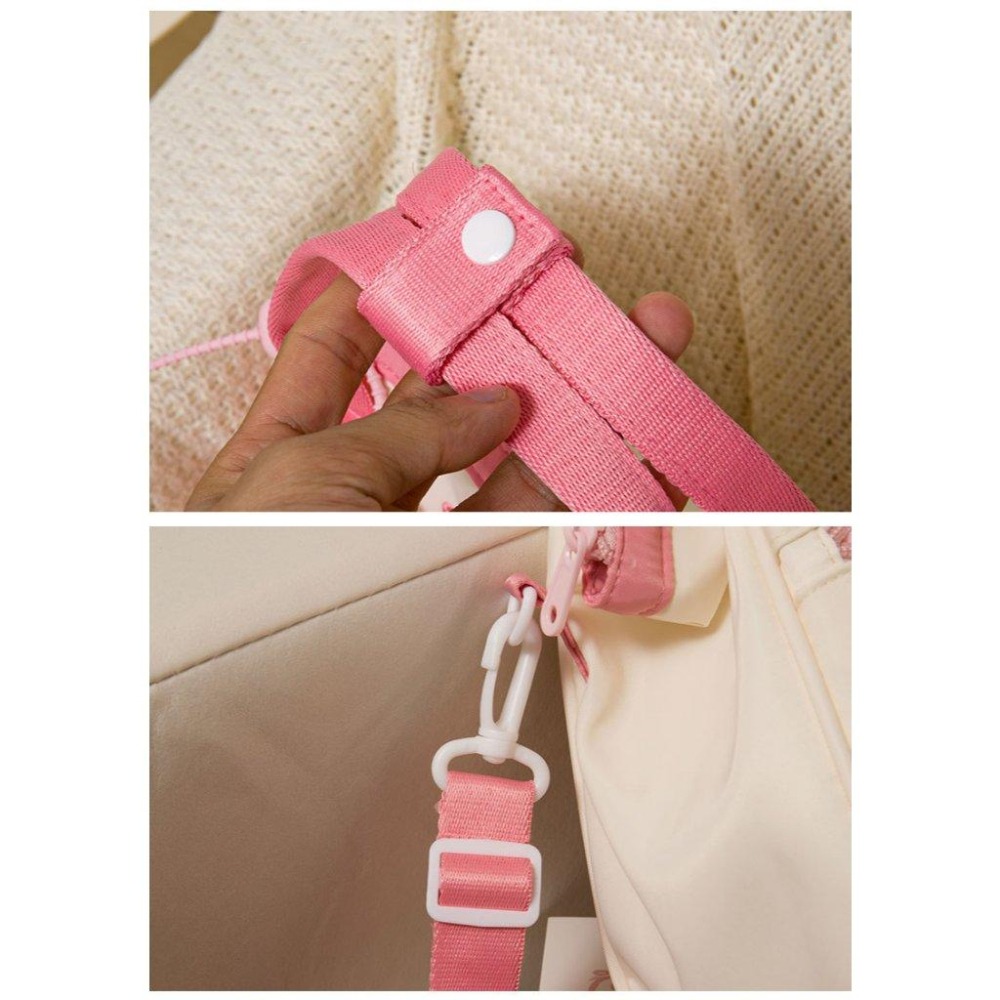 正版✨迪士尼包包 大容量手提包 斜背包 上課包包 兩用包包 熊抱哥 抱抱龍 小美 火腿 可拆卸可調肩帶（平輸代購）-細節圖8