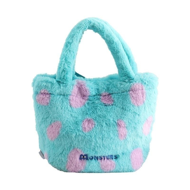 正版✨毛怪手提包 毛怪側背包 毛絨包包 手提袋（平行輸入代購）-細節圖6