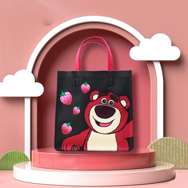 正版✨熊抱哥手提袋托特包 人造皮革托特包手提袋 PVC防水表面（平行輸入代購）-細節圖2