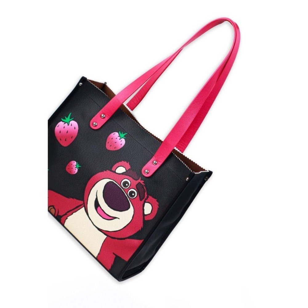 正版✨熊抱哥手提袋托特包 人造皮革托特包手提袋 PVC防水表面（平行輸入代購）-細節圖8