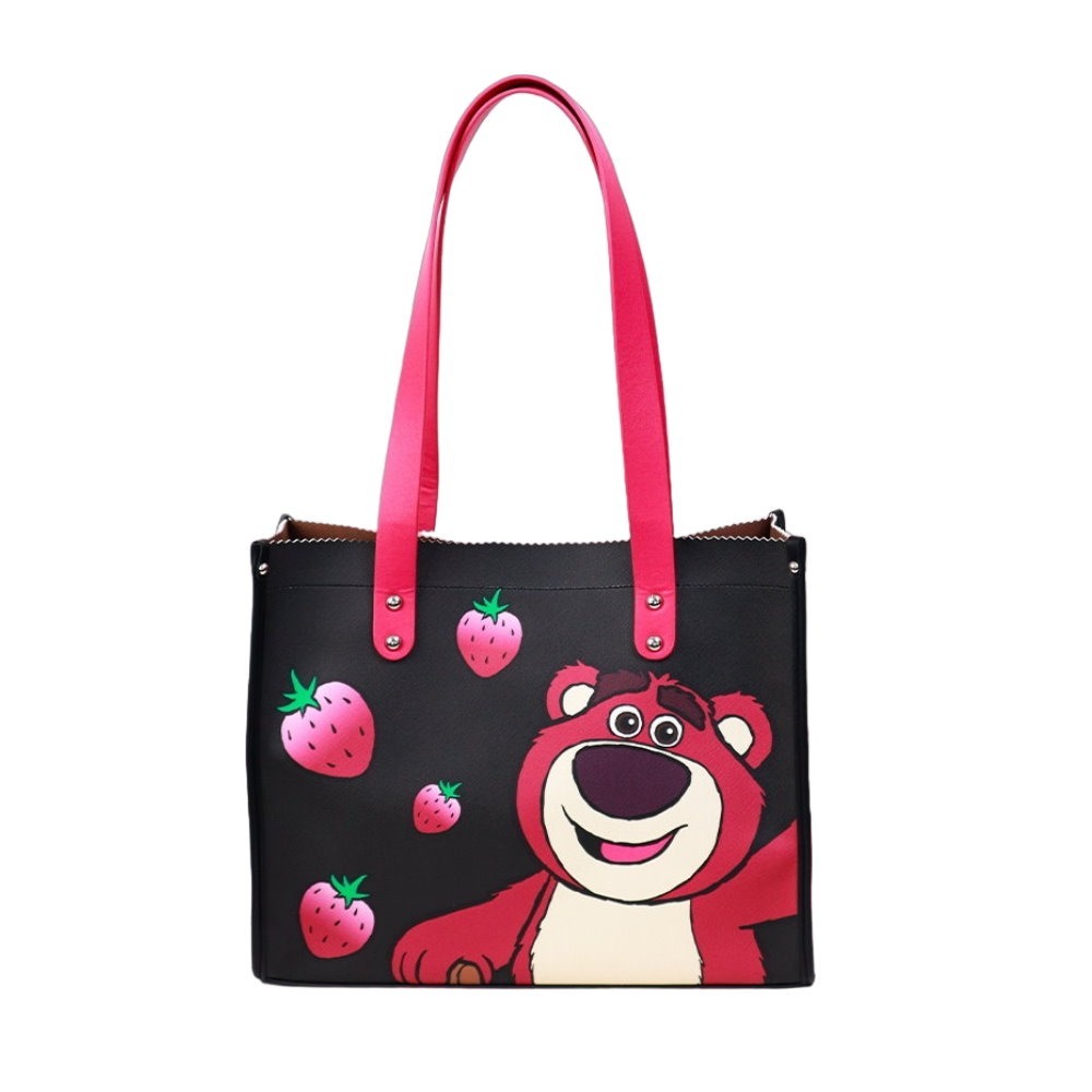 正版✨熊抱哥手提袋托特包 人造皮革托特包手提袋 PVC防水表面（平行輸入代購）-規格圖8