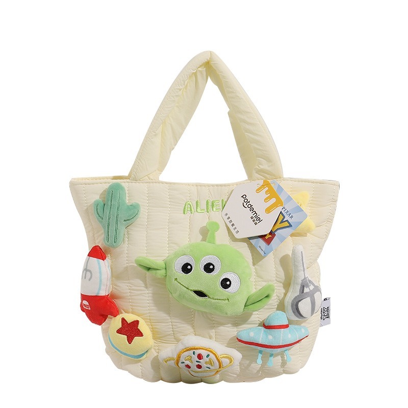 正版✨迪士尼娃娃手提包 玩具總動員 迪士尼手提袋 熊抱哥 三眼仔 維尼熊 安琪手提包 小包包（平行輸入代購）-規格圖9