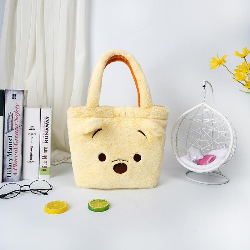 正版✨小熊維尼手提袋 跳跳虎手提包 迪士尼手提袋 兩面翻轉手提包 迪士尼小提袋-細節圖5