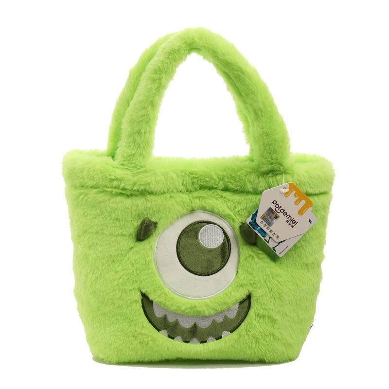 正版✨大眼仔絨毛手提包 毛絨手提袋 迪士尼包包 大眼仔手提袋 迪士尼手提袋（平行輸入代購）-細節圖5