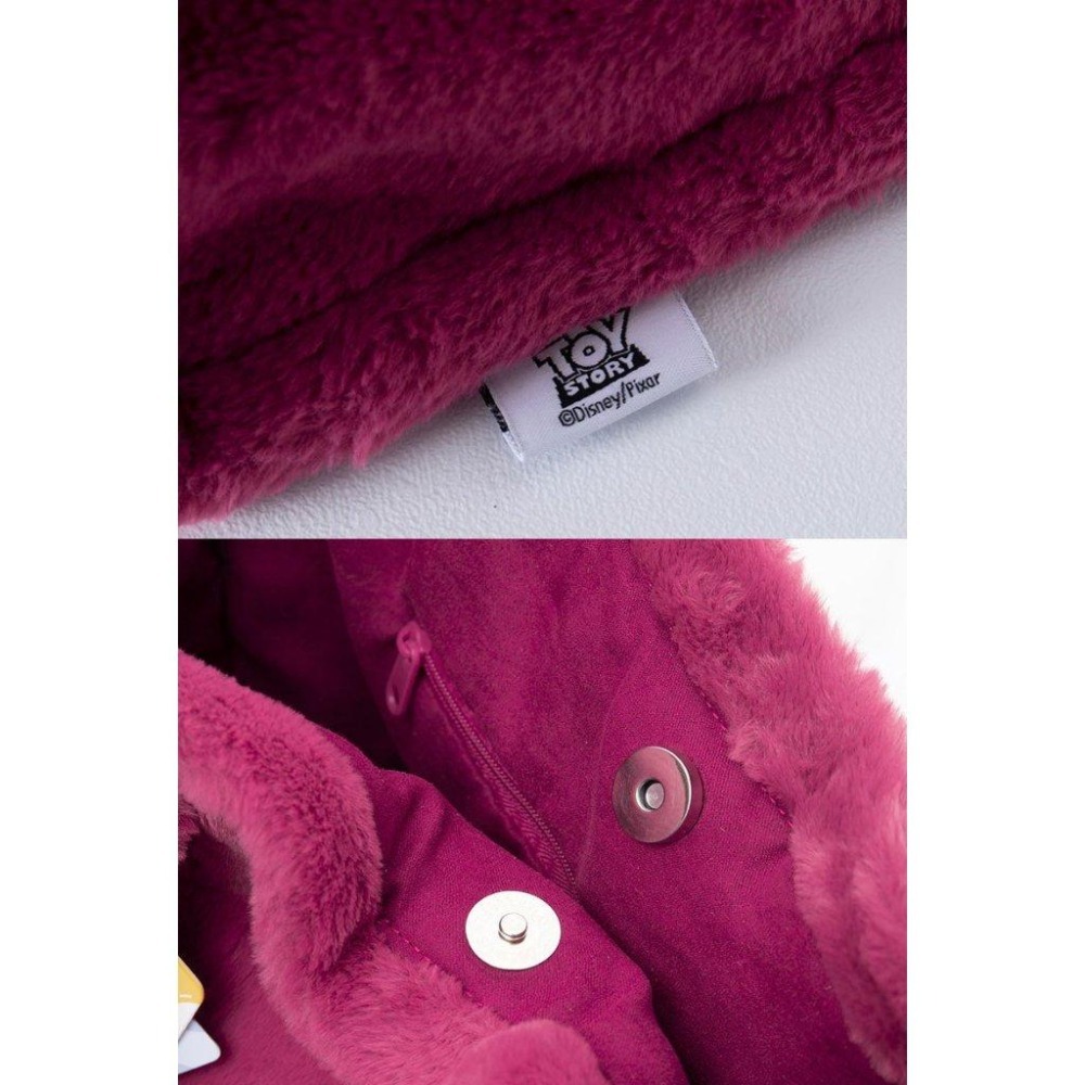 正版✨熊抱哥絨毛大容量托特包 手提袋 熊抱哥包包 單肩包（平行輸入代購）-細節圖5