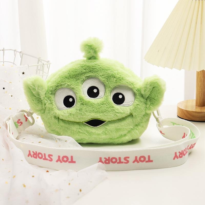 正版✨熊抱哥三眼仔斜背包 兩面翻轉斜背包 翻面側背包 熊抱哥包包 肩背包 小垮包（平行輸入代購）-細節圖2