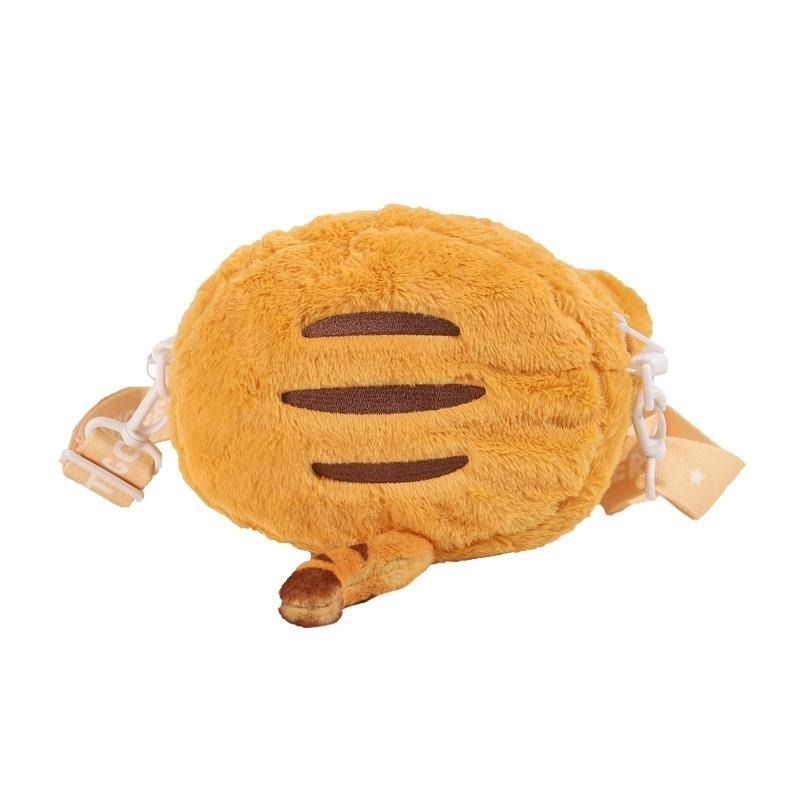 正版✨維尼熊斜背包 跳跳虎化妝包 迪士尼包包 兩面翻轉斜背包 絨毛包包（平行輸入代購）-細節圖7