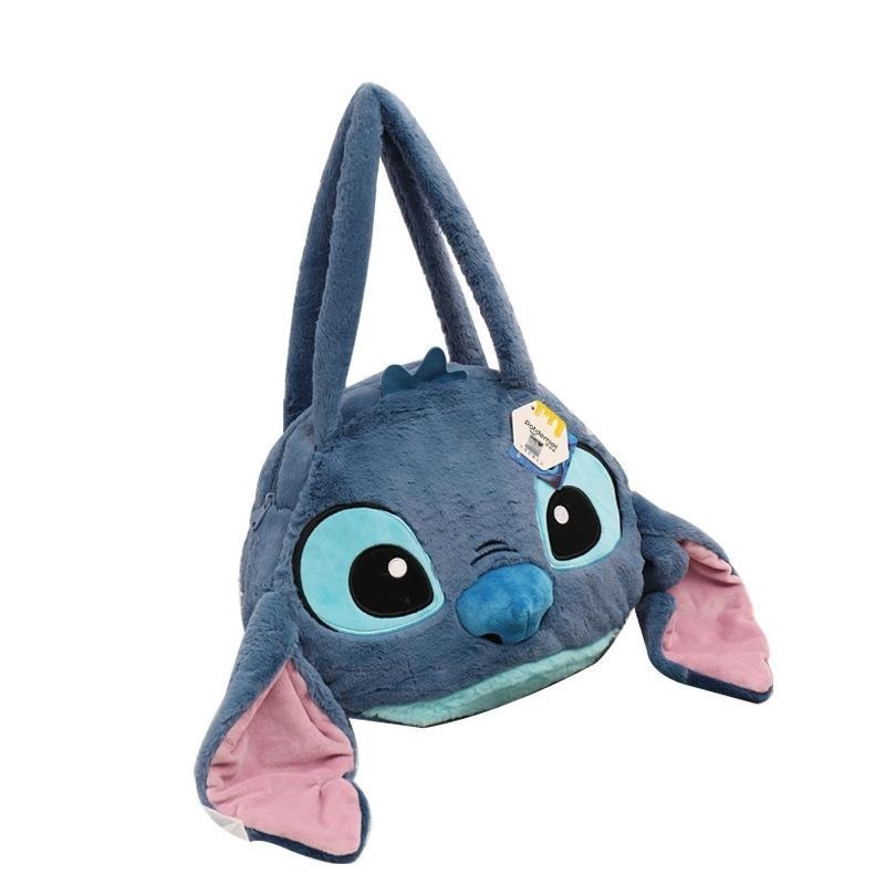 正版✨史迪奇包包 側背包 迪士尼包包 絨毛單肩包 迪士尼側背包 大容量側背包（平行輸入代購）-細節圖6