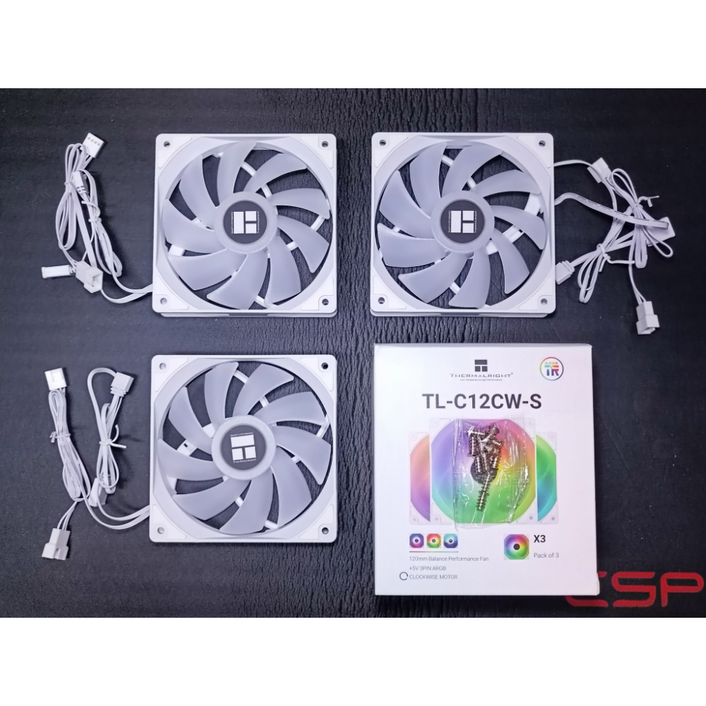 【原廠盒裝】利民 TL-C12C X3三顆盒裝 無光/白色ARGB 4PIN PWM電腦機殼扇 雙面減震墊 TL-C12-細節圖3