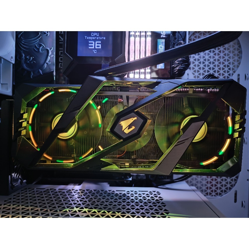 【GIGABYTE技嘉】AORUS GeForce RTX™ 2080 XTREME 8G 鷹神信仰三環燈〈保固內〉-細節圖9