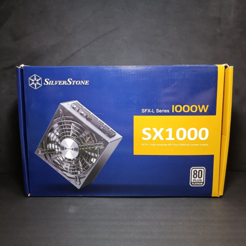 【SilverStone 銀欣】SX1000 Platinum(1000W) 白金全模組 SFX-L ITX 部分鍍銀線