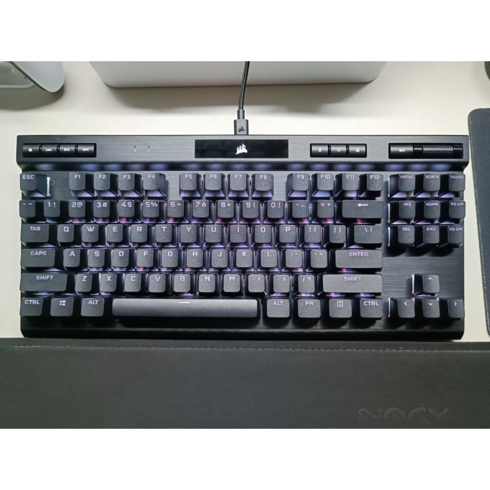 現貨✨【Corsair 海盜船】K70 RGB TKL OPX光軸英文 80%機械式電競鍵盤 ICUE燈效控制 機械鍵盤-細節圖3