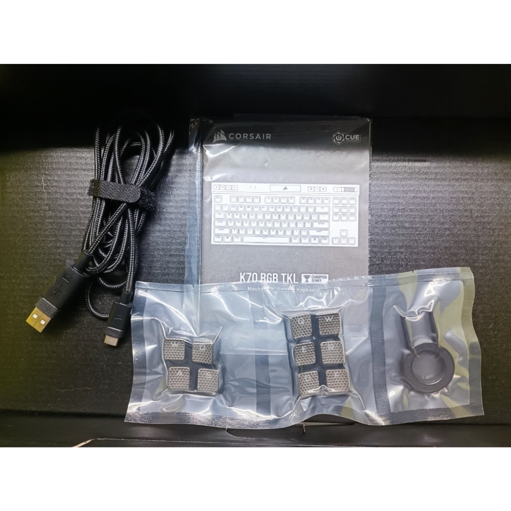 現貨✨【Corsair 海盜船】K70 RGB TKL OPX光軸英文 80%機械式電競鍵盤 ICUE燈效控制 機械鍵盤-細節圖4