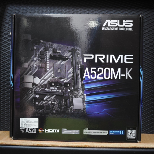【ASUS華碩】PRIME A520M-K M-ATX/AM4腳位/主機板