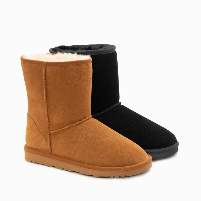 預購 澳洲🦘 OZWEAR UGG#OB661 羊皮中性短款經典絨面 男女同款靴-細節圖2