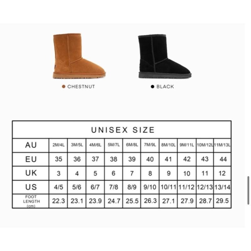 預購 澳洲🦘 OZWEAR UGG#OB661 羊皮中性短款經典絨面 男女同款靴-細節圖9