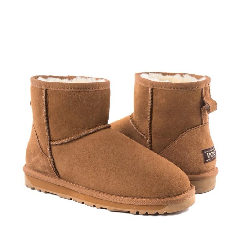 預購 澳大利亞國民品牌 OZWEAR UGG 女款經典迷你短筒雪地靴（防潑水）-細節圖3