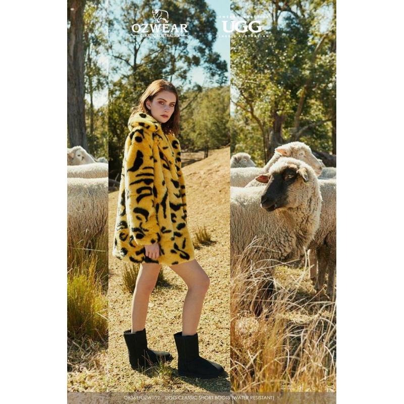 澳洲🦘🇦🇺OZWEAR UGG 🤎 女款經典中筒雪地靴（防潑水）-細節圖2