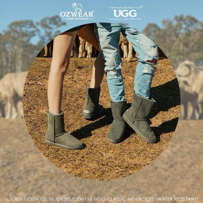 澳洲🦘🇦🇺OZWEAR UGG 🤎 女款經典中筒雪地靴（防潑水）-細節圖4