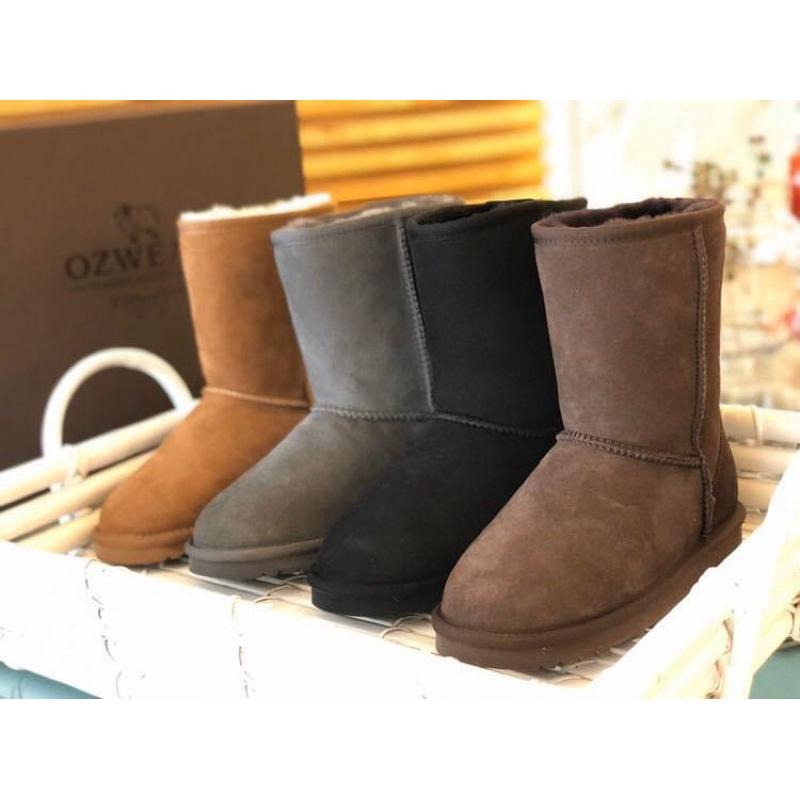 澳洲🦘🇦🇺OZWEAR UGG 🤎 女款經典中筒雪地靴（防潑水）-細節圖6