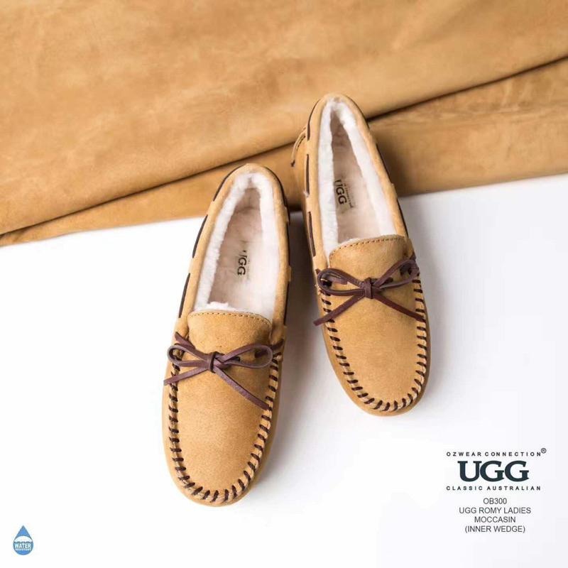 澳洲🦘預購 Ozwear Ugg Romy Moccasin OB300，羊毛豆豆鞋-細節圖5