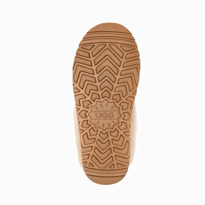 預購 澳洲 🦘 OZWEAR Ugg Slippers Premium男女同款 穆勒鞋 羊毛懶人鞋 底2.5公分-細節圖5