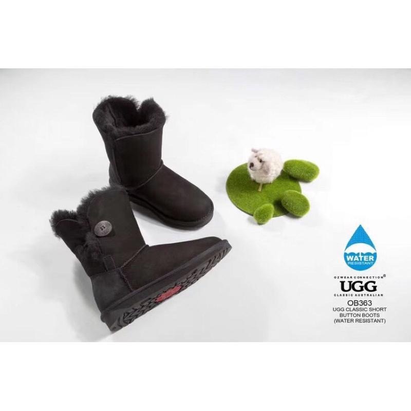 預購 澳洲🦘Ozwear UGG，一粒釦中筒雪地靴-細節圖8