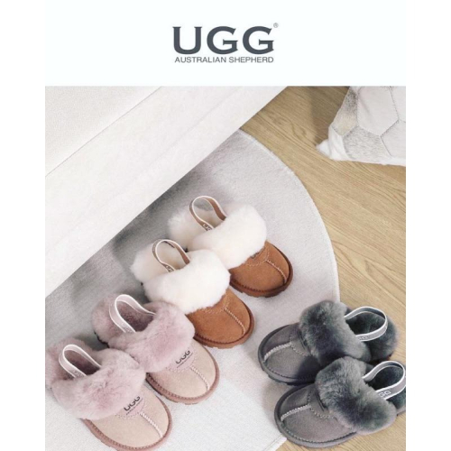 Irenee /澳洲 代購 UGG Kids waffle plus，兒童款拖鞋