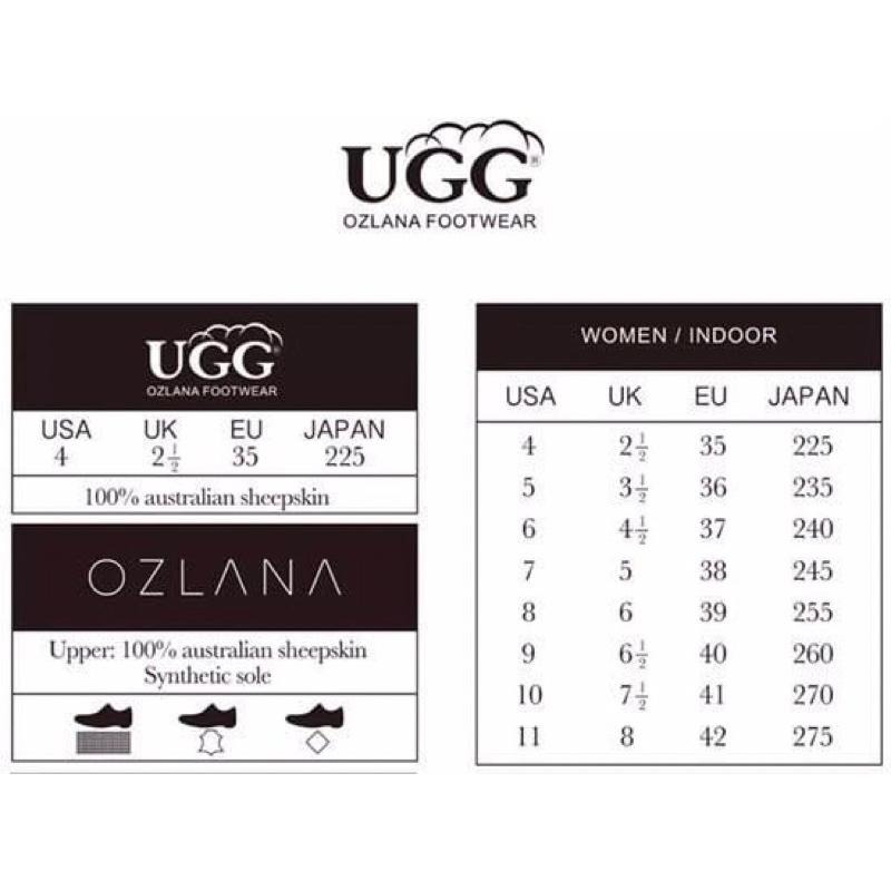 Irenee /澳洲🦘預購OZLANA UGG-OZ3004WR，4D光感羊毛豆豆鞋 35/36號 零碼小腳福利-細節圖7