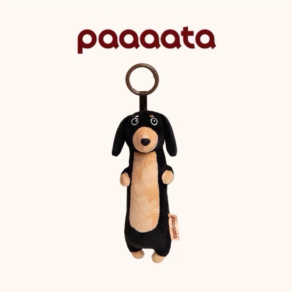 wei_store.『現貨 !』Paaaata 臘腸狗吊飾 絨毛吊飾 長毛臘腸 短毛臘腸 玩具 送禮推薦-細節圖4