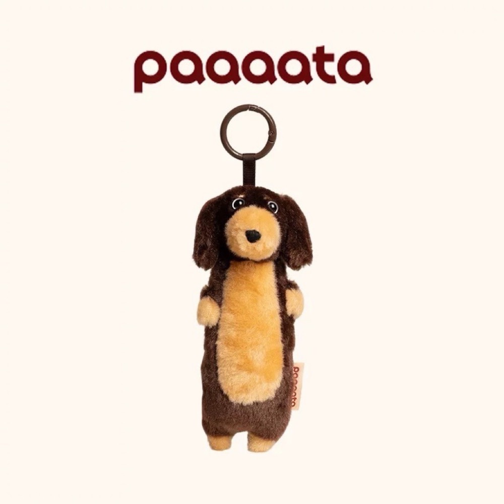 wei_store.『現貨 !』Paaaata 臘腸狗吊飾 絨毛吊飾 長毛臘腸 短毛臘腸 玩具 送禮推薦-細節圖7
