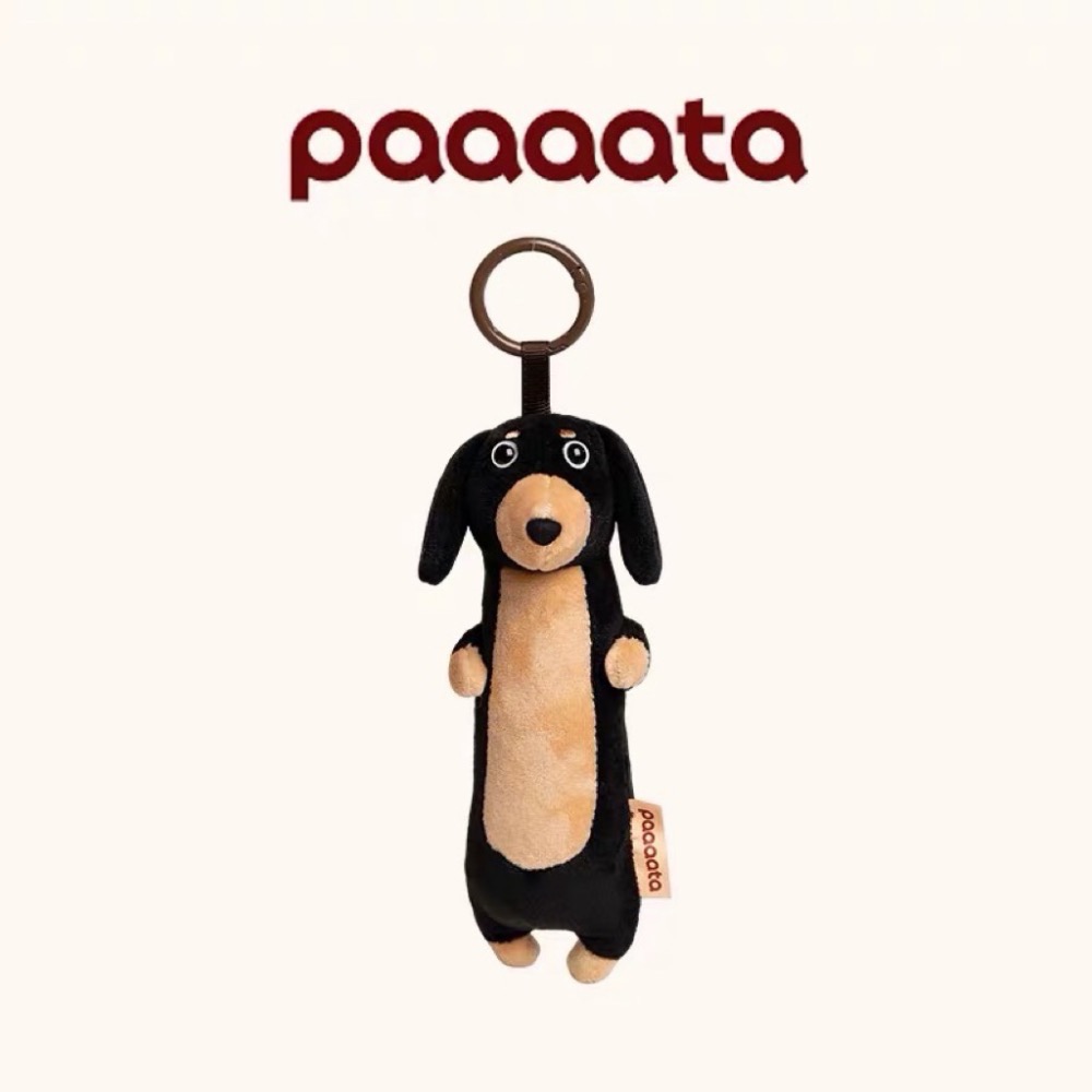 wei_store.『現貨 !』Paaaata 臘腸狗吊飾 絨毛吊飾 長毛臘腸 短毛臘腸 玩具 送禮推薦-規格圖7
