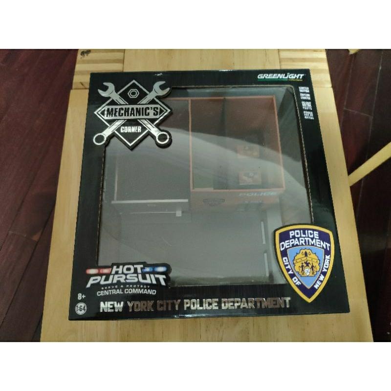 Greenlight 綠光 全新未拆 NYPD 場景組 場景 人偶 路障 三角錐 非tomica-細節圖5