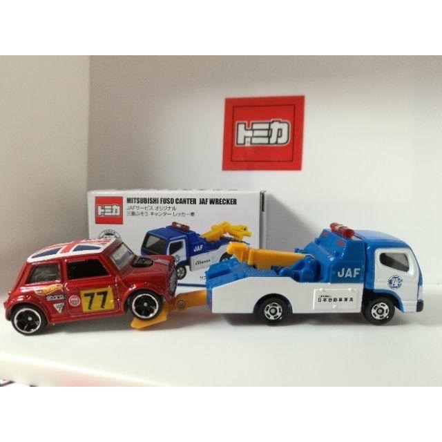 tomica 拖吊車 多美 tomy 日本自動車連盟 聯盟 特注 拖吊車 拖車 jaf 吊車-細節圖8