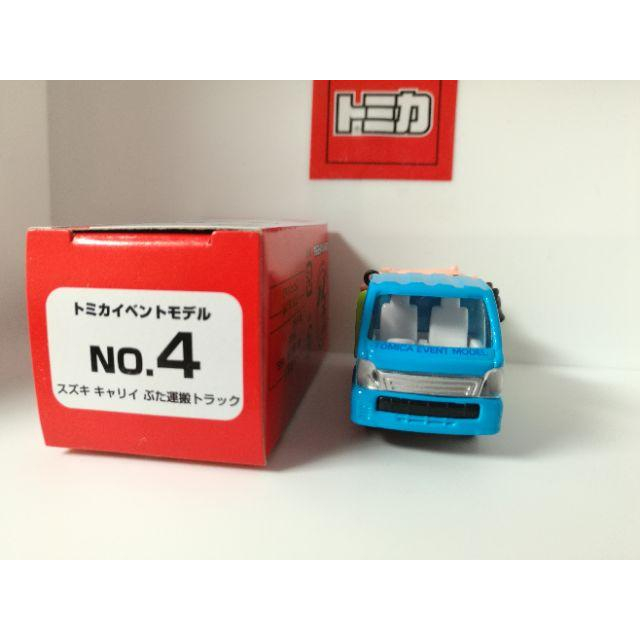 全新未拆絕版 tomica 多美 tomy 二星 no.4 會場車 TEM event suzuki 豬車 運搬 搬運車-細節圖2